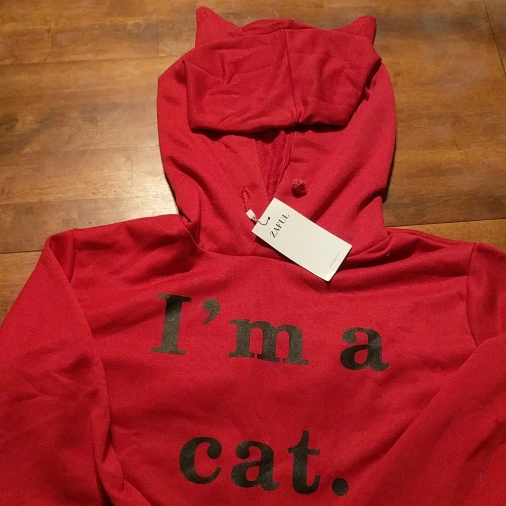 Red hoodie